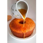 Bolo de Laranja com calda